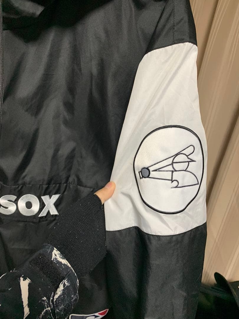 S*E様 ホワイトソックス プルオーバージャケット XL