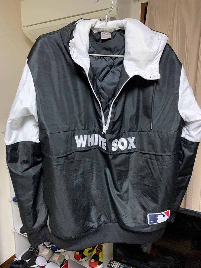 S*E様 ホワイトソックス プルオーバージャケット XL