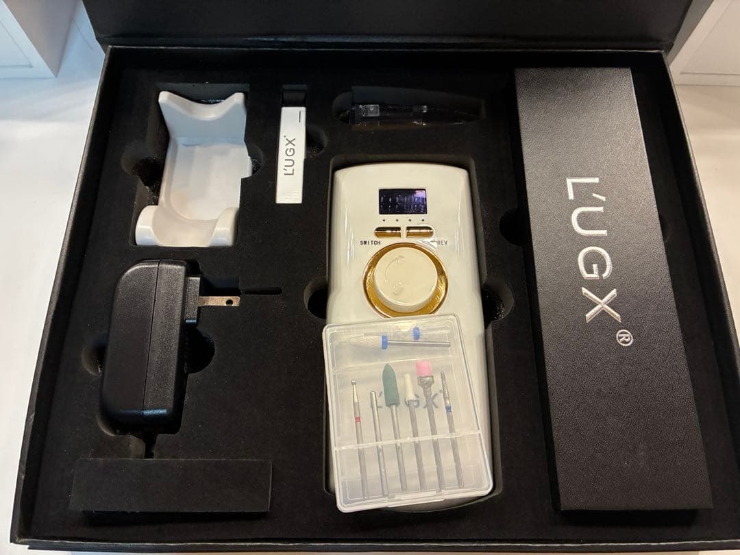 L'UGX 電動ネイルマシン 30000RPM プロネイルマシン機器
