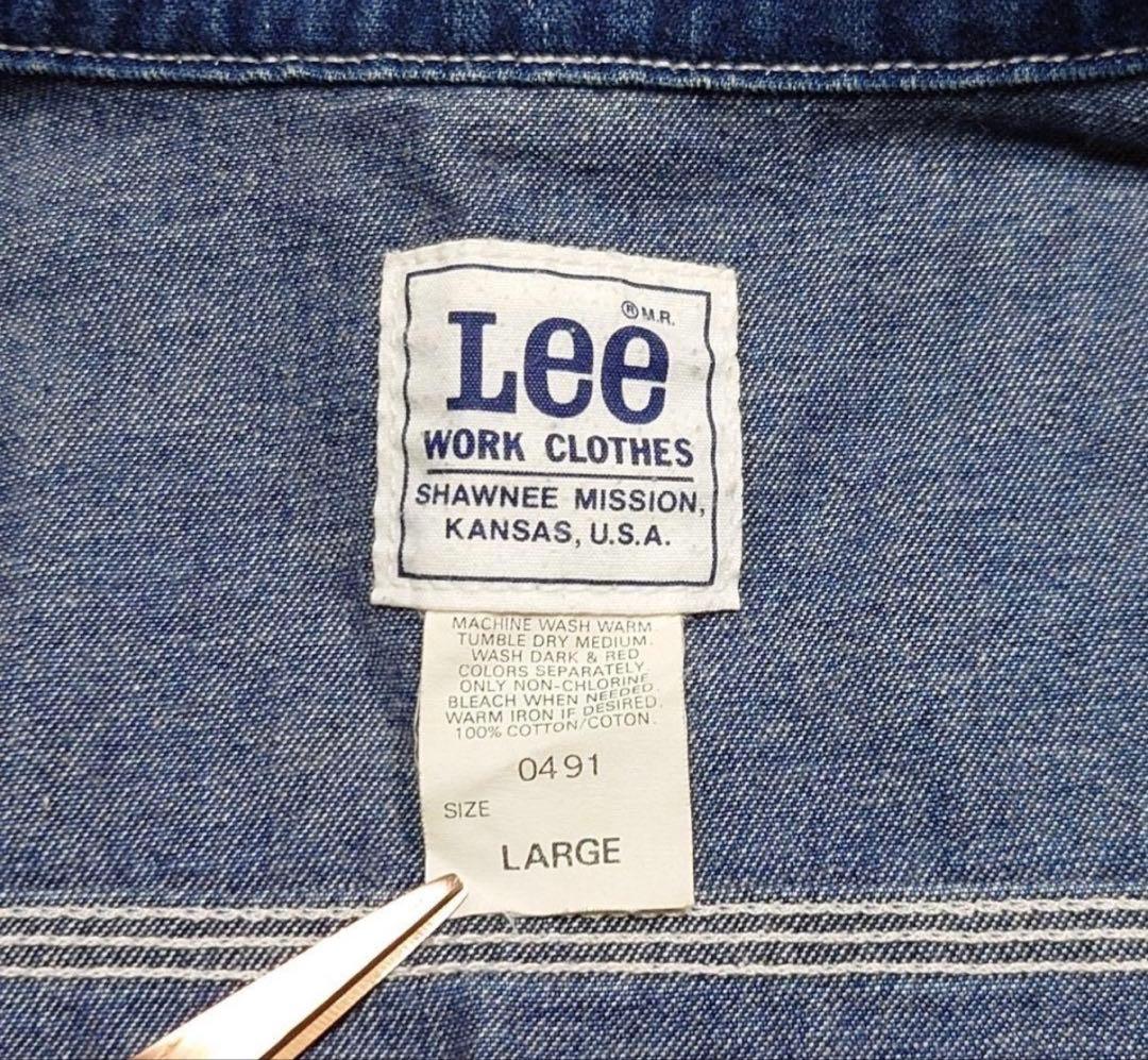 タ*ン様 90s Lee 91-B デニムジャケット 濃紺 L ヴィンテージ 0