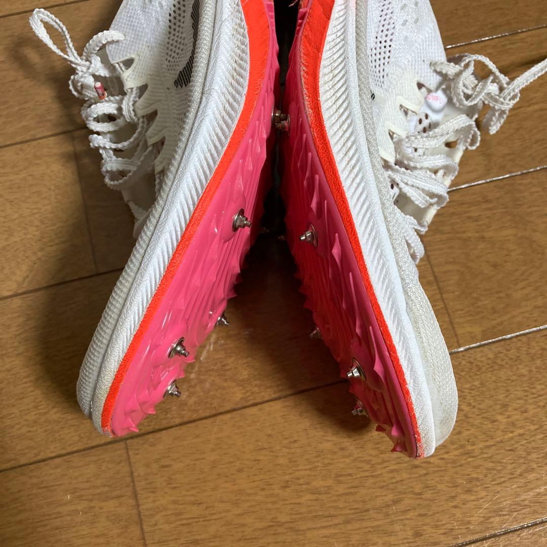NIKE ドラゴンフライ 27.5cm 白ピンク　陸上