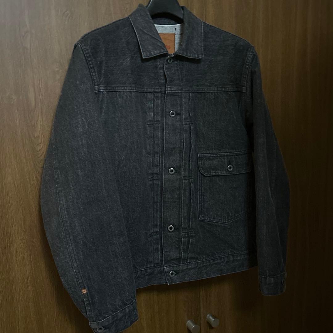 806 ブラックデニム　Gジャン　1st ワーカーズ　workers k&th