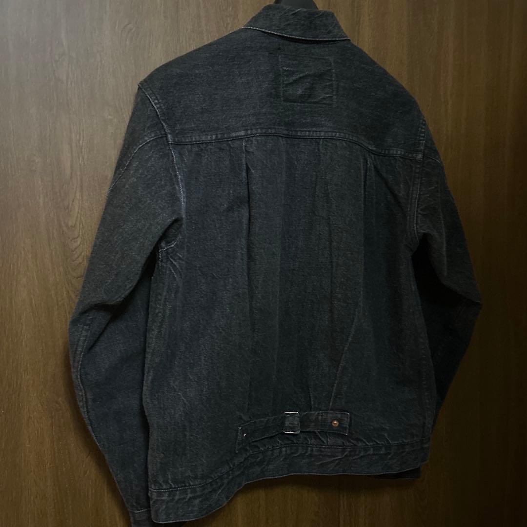 806 ブラックデニム　Gジャン　1st ワーカーズ　workers k&th