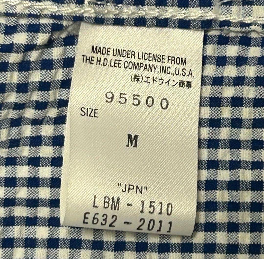 【極美品】SHIPS別注 Lee WESTERNER ギンガムチェック　 M