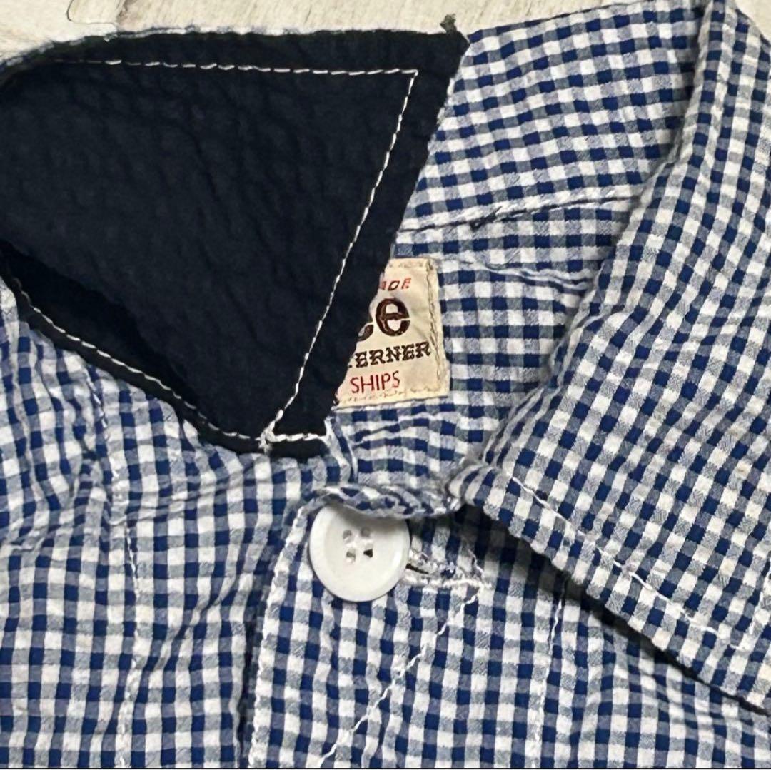 【極美品】SHIPS別注 Lee WESTERNER ギンガムチェック　 M