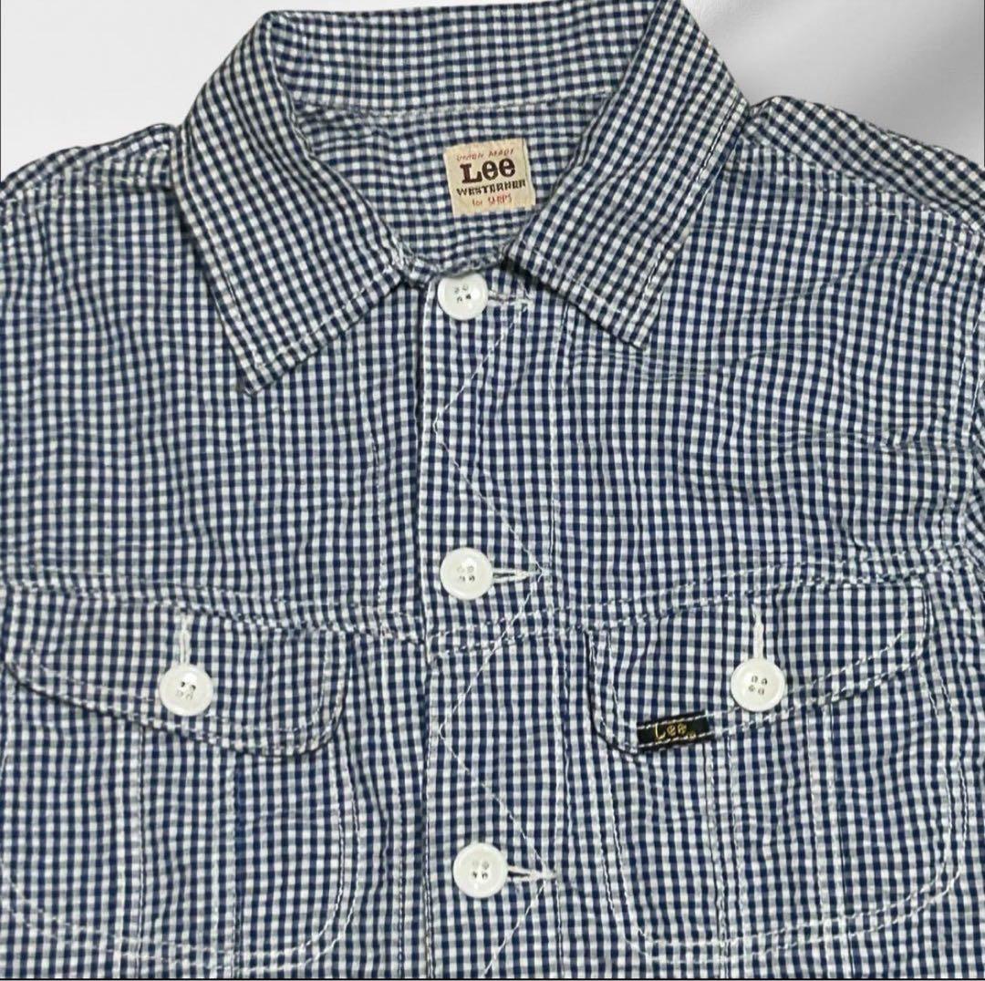 【極美品】SHIPS別注 Lee WESTERNER ギンガムチェック　 M