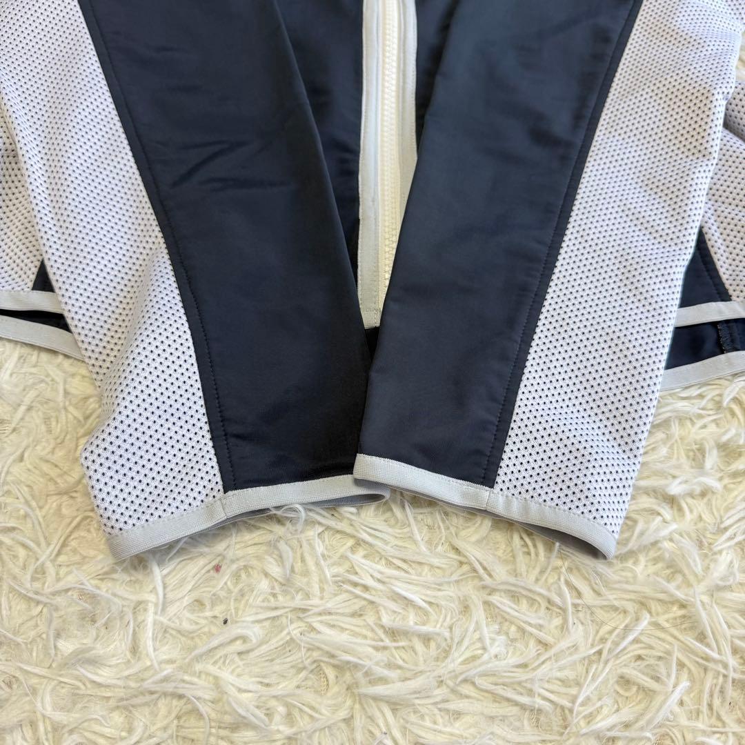 【アルチビオ】美品 ジップジャケット ネイビー メッシュ 40サイズ レディース