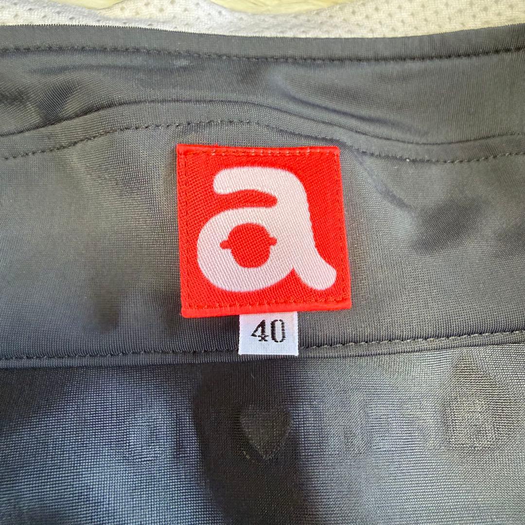【アルチビオ】美品 ジップジャケット ネイビー メッシュ 40サイズ レディース