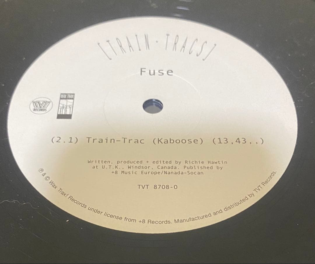 FUSE (TRAIN-TRACS) レコード発売当時盤 リッチー・ホウティン
