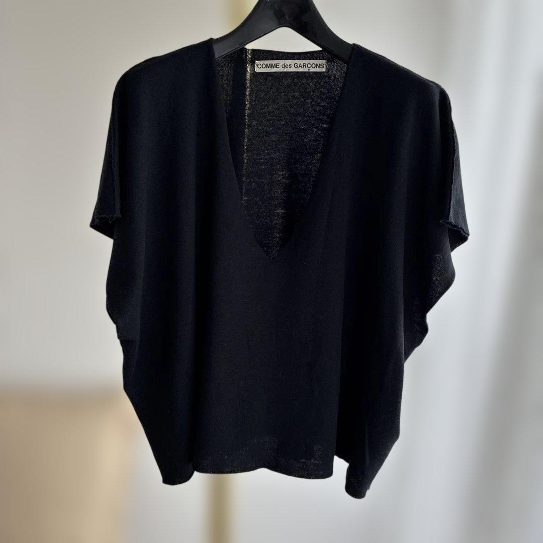 80年代ヴィンテージCOMME des GARCONS ブラックニットベスト