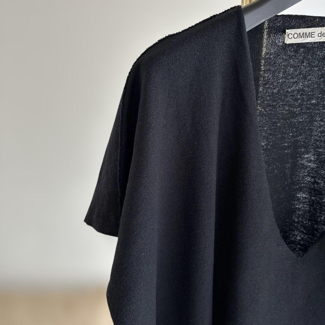 80年代ヴィンテージCOMME des GARCONS ブラックニットベスト