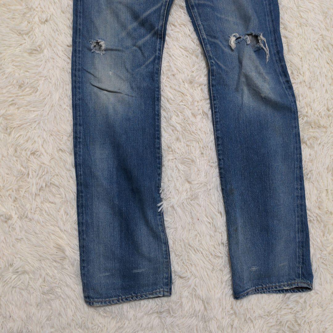 HYSTERIC GLAMOUR ヒステリックグラマー スタッズ ダメージデニム