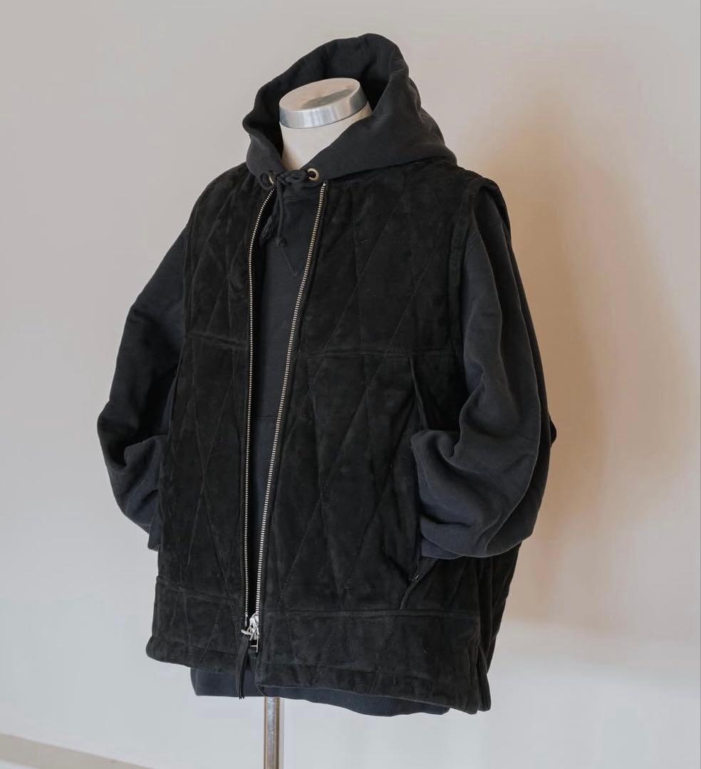 【12/25限定】CCU QUILTED VEST -NUBUCK-