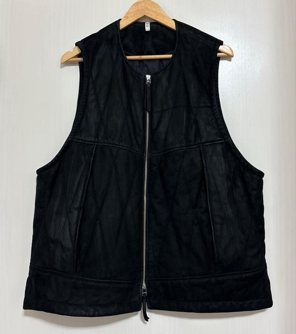 【12/25限定】CCU QUILTED VEST -NUBUCK-
