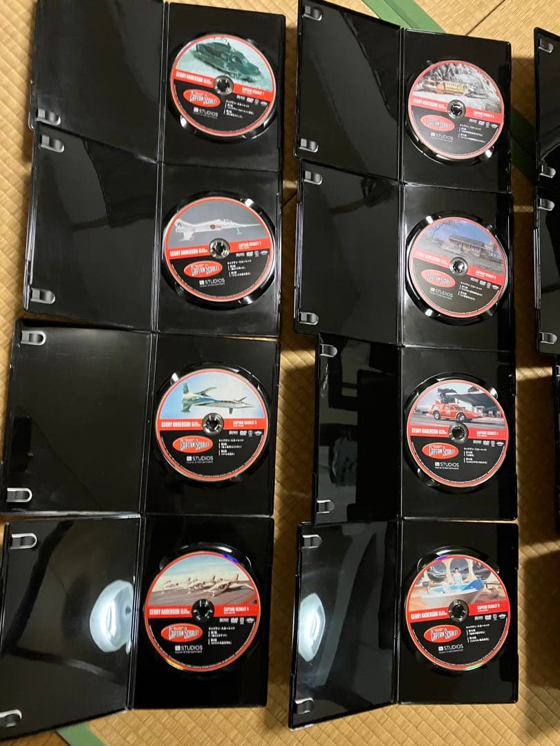 DVDキャプテンスカーレットデアゴスティーニ版全16巻冊子無ジェリーアンダーソン