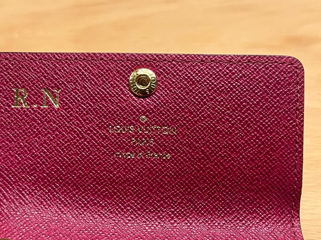 Louis Vuitton レザーキーケース ダークブラウン