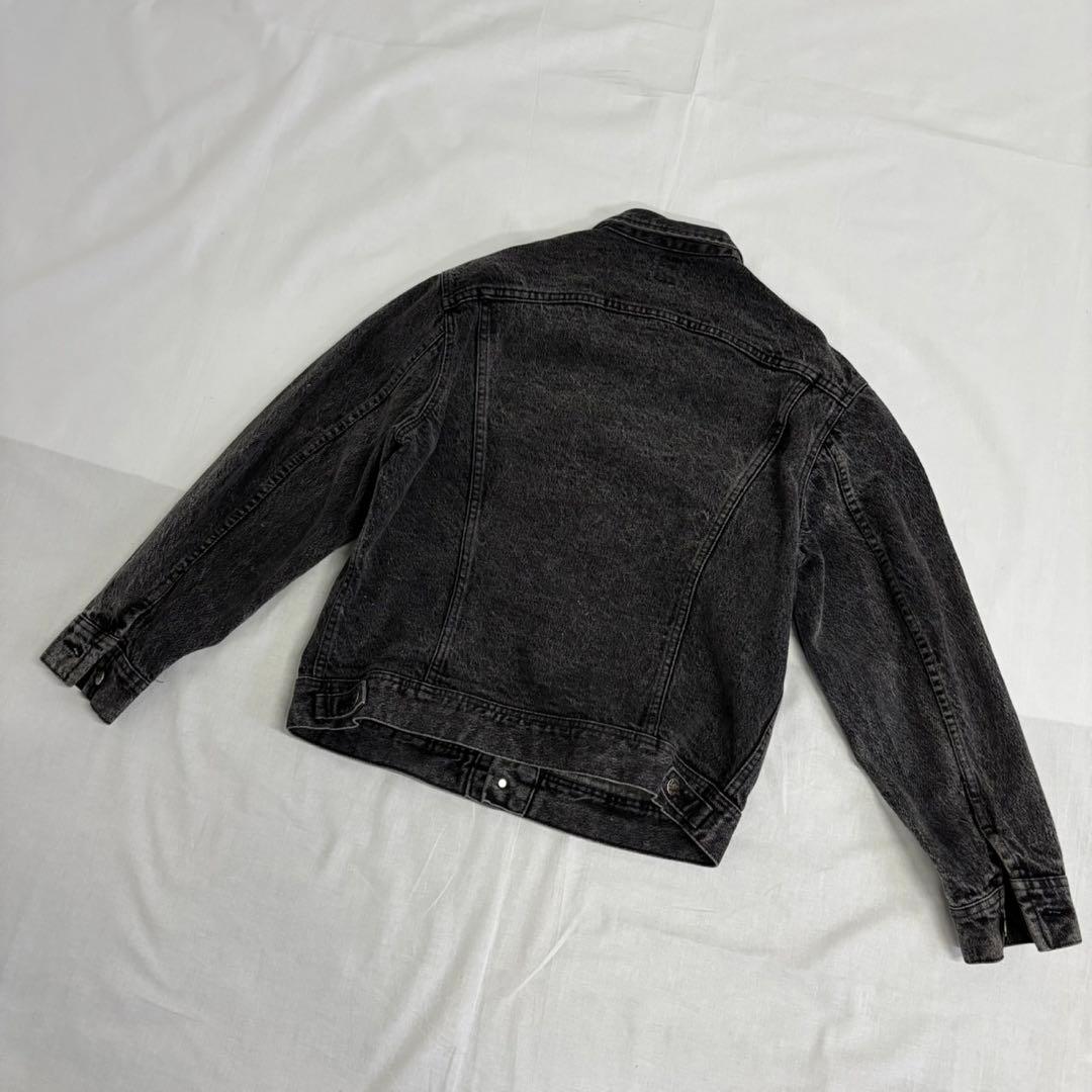 80's Lee 220 ブラックデニムジャケット　古着
