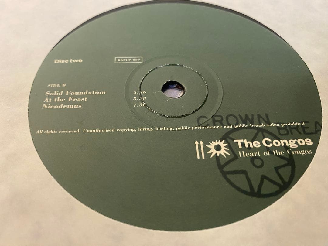 The Congos – Heart Of The Congos【2LP】極美品