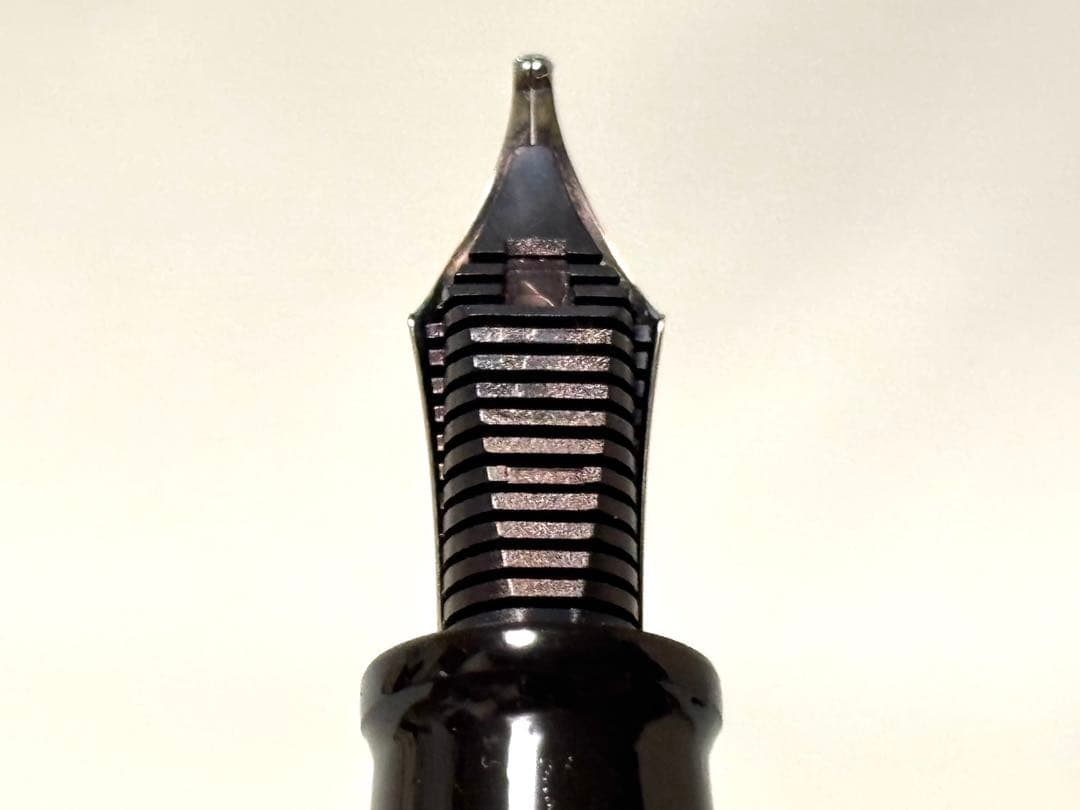 Ohashido 大橋堂 万年筆 胴軸リング K18 ペン先14K 美品