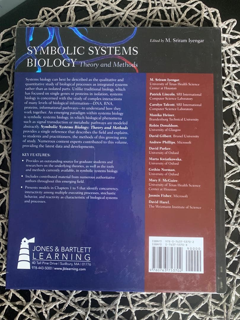 洋書 SYMBOLIC SYSTEMS BIOLOGY Hardcover