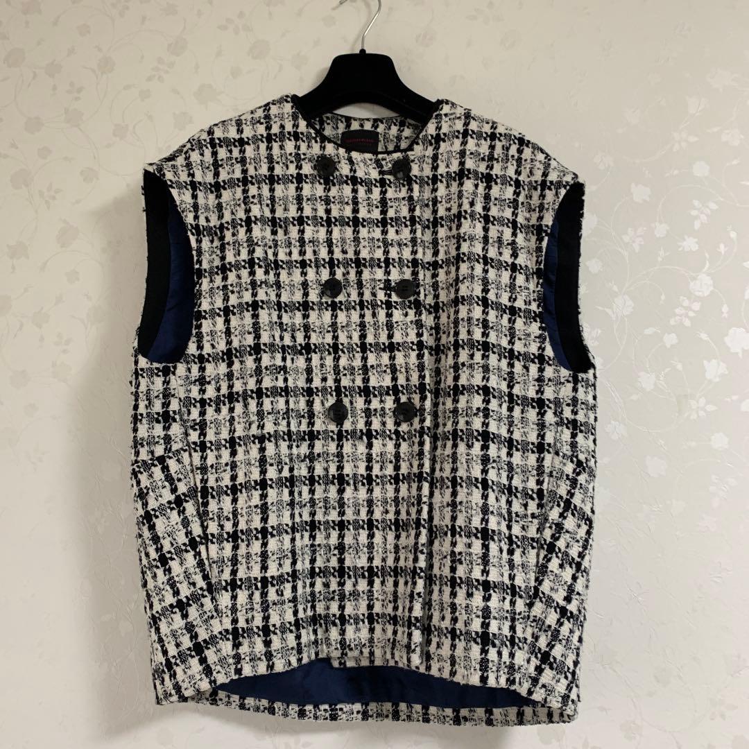 【TOMORROWLAND collection】スラブシェパード コクーンジレ