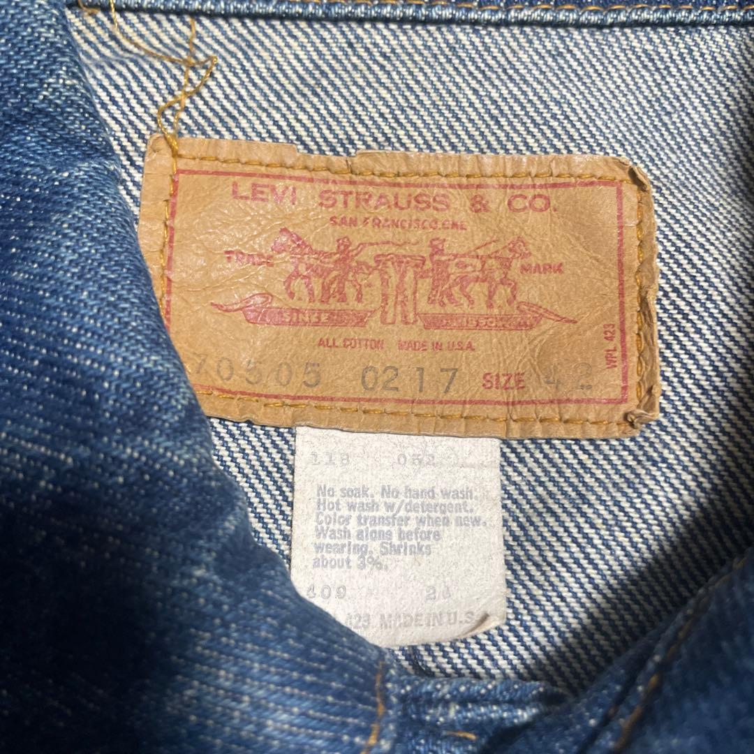 Levi’s 70505 / リーバイス デニムジャケット70s〜 USA製