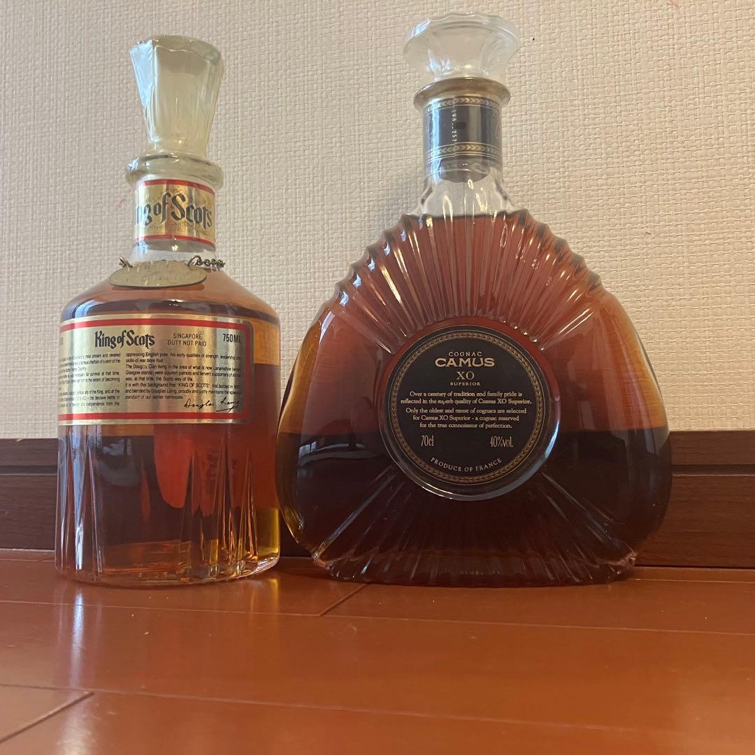 【古酒30年】King of Scots & Camus XO 2本セット