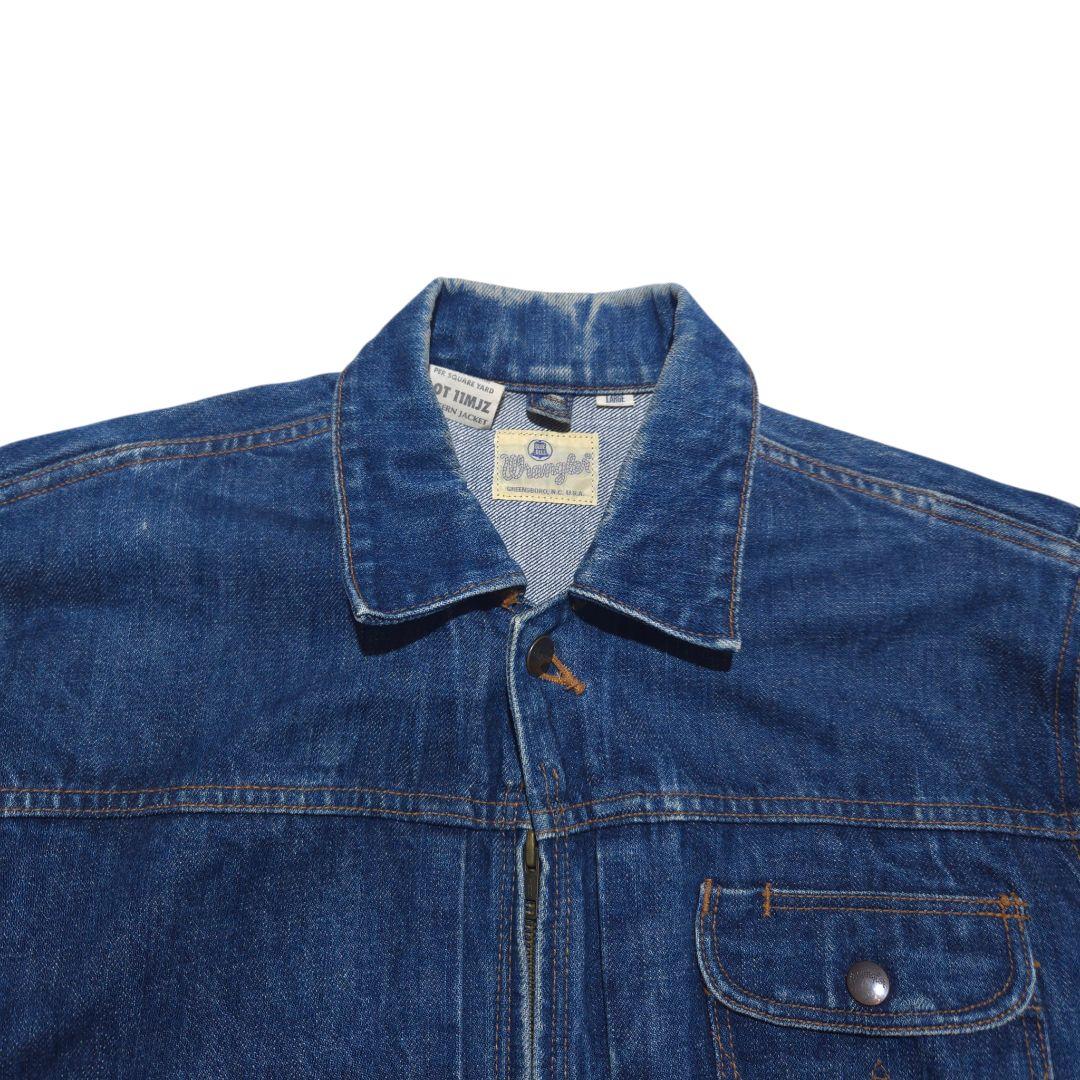 Wrangler 11MJZデニムジャケット 縦ベル 日本製復刻 ジップGジャン