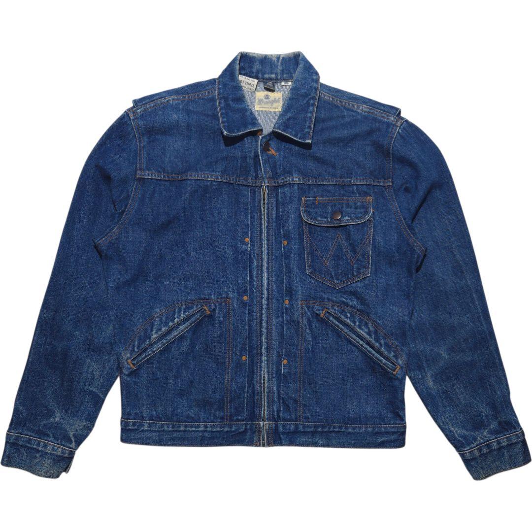 Wrangler 11MJZデニムジャケット 縦ベル 日本製復刻 ジップGジャン