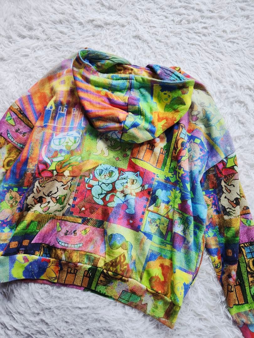 Desigual × maria escote　猫　 スウェットロングスリーブ