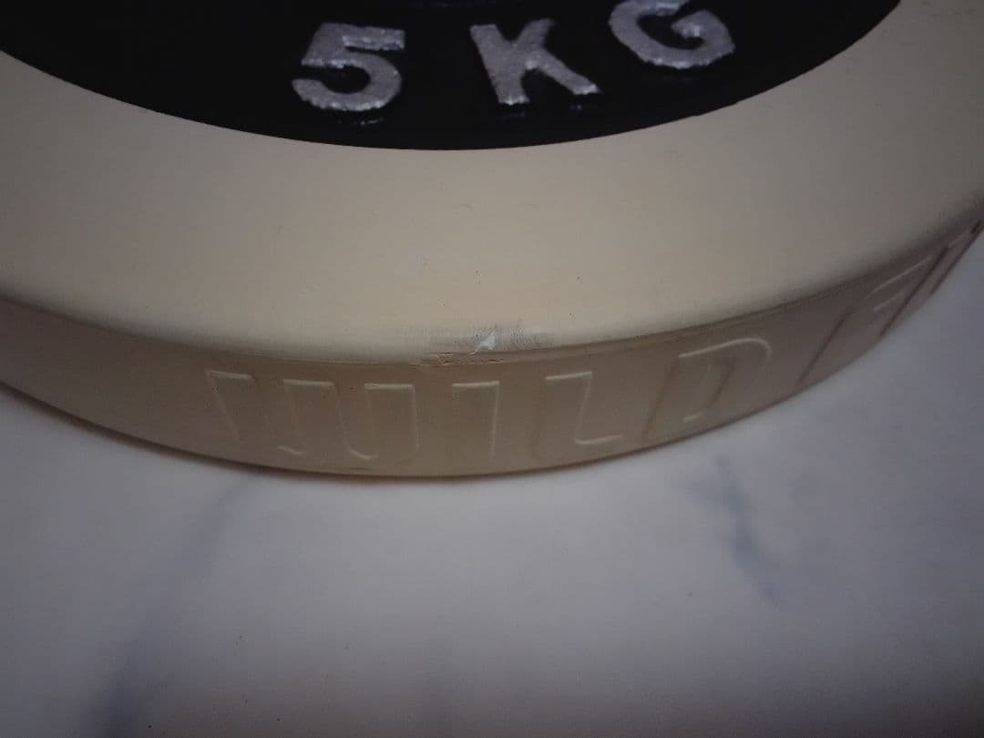WFG ワイルドフィット ラバー付 ダンベル 28mm 5kg×4=20kg ②