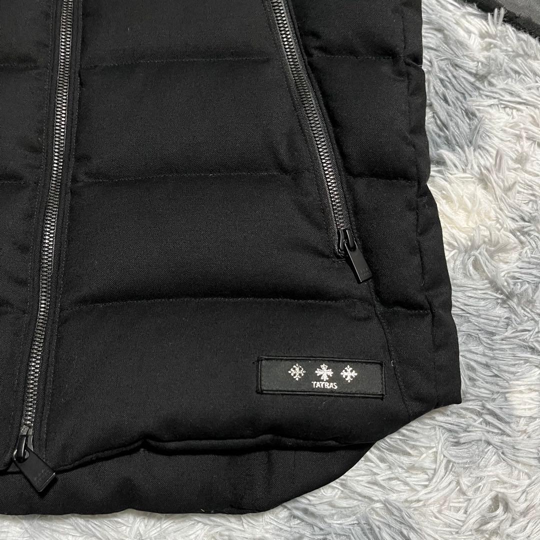 美品　TATRAS SOVER ソヴェール ダウンベスト 黒　01