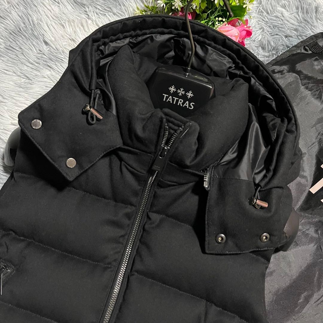 美品　TATRAS SOVER ソヴェール ダウンベスト 黒　01
