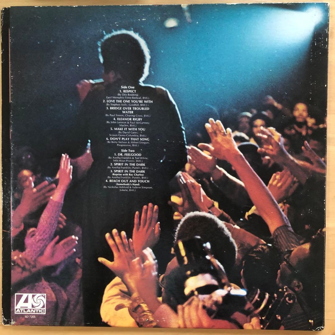 Aretha Franklin live Fillmore USオリジナルプレス