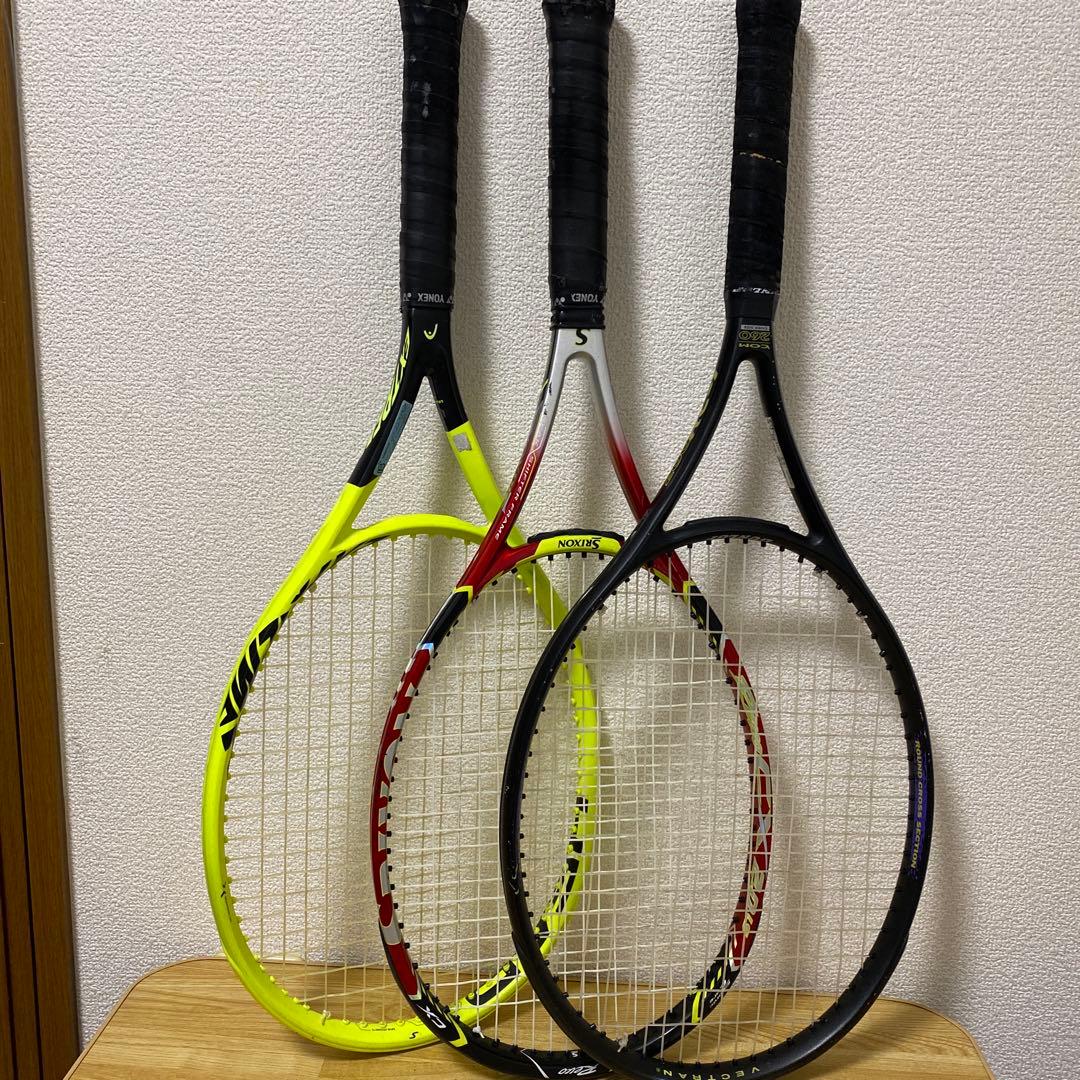 テニスラケット　3本セット　ダンロップなど