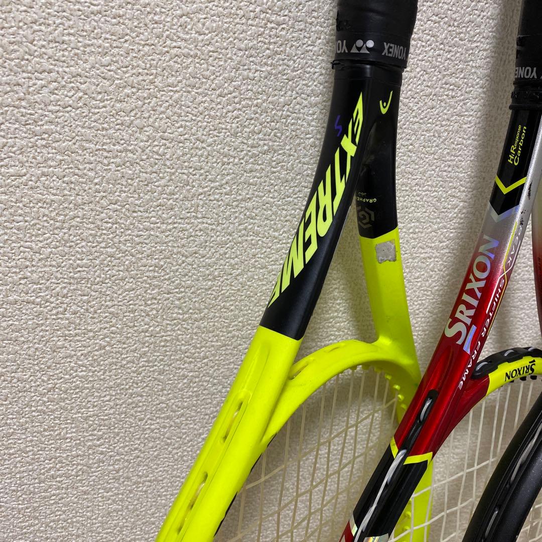 テニスラケット　3本セット　ダンロップなど