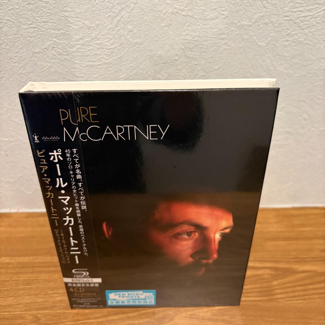 【未開封・特典付】ポールマッカートニー PURE 4CD 限定盤