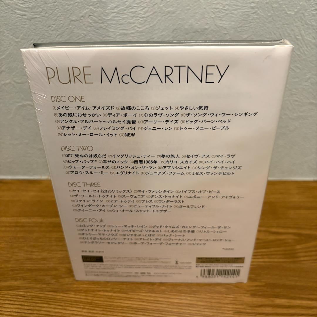 【未開封・特典付】ポールマッカートニー PURE 4CD 限定盤