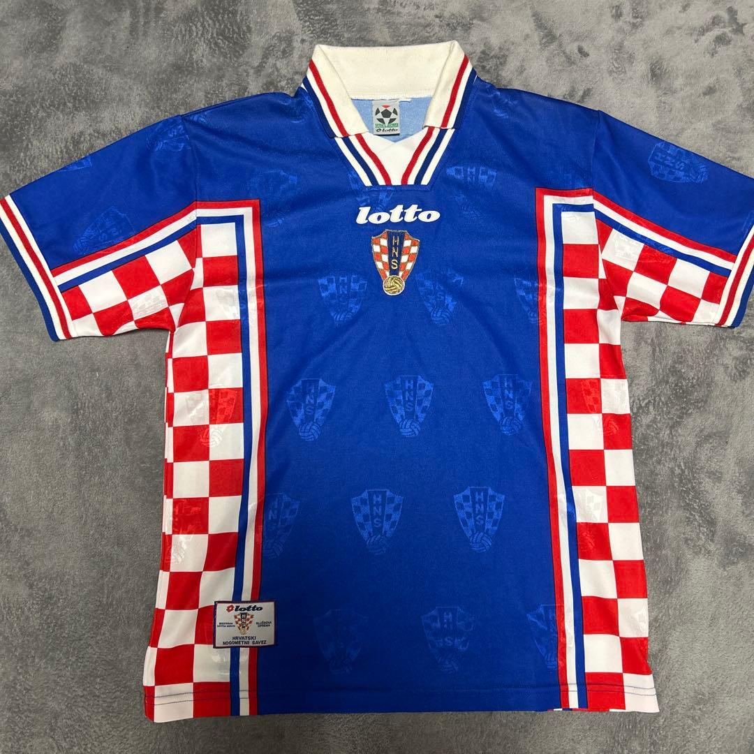 lotto製　1998年　W杯フランス大会　クロアチアユニフォーム　アウェイ
