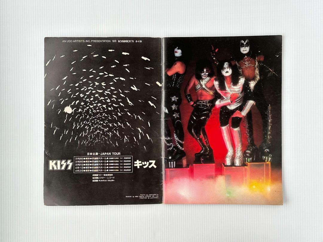 KISS 1978年 ジャパンツアー パンフレット