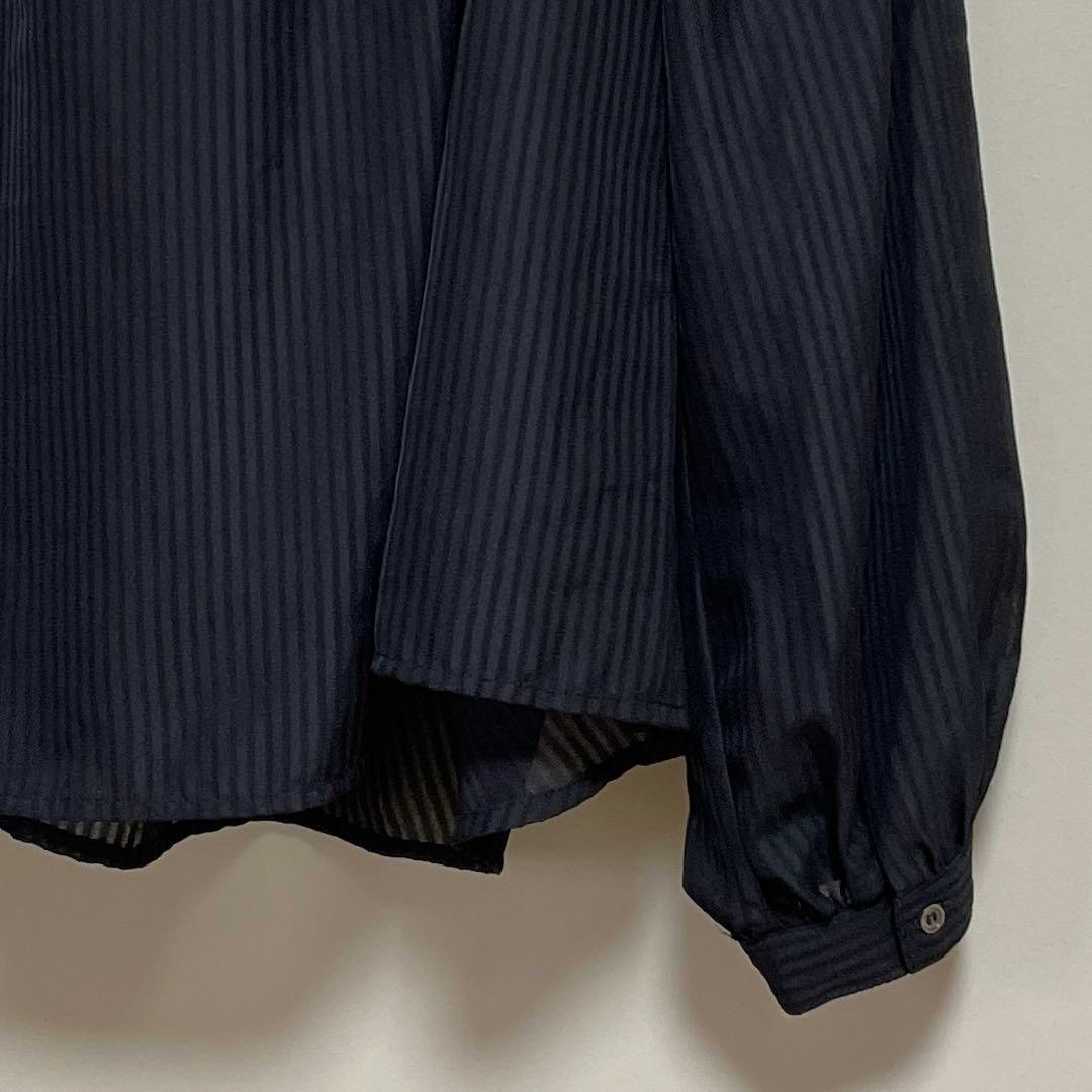 aLORS アロー ×IENA 別注 La9 ラ・ヌフ リボンブラウス 23AW
