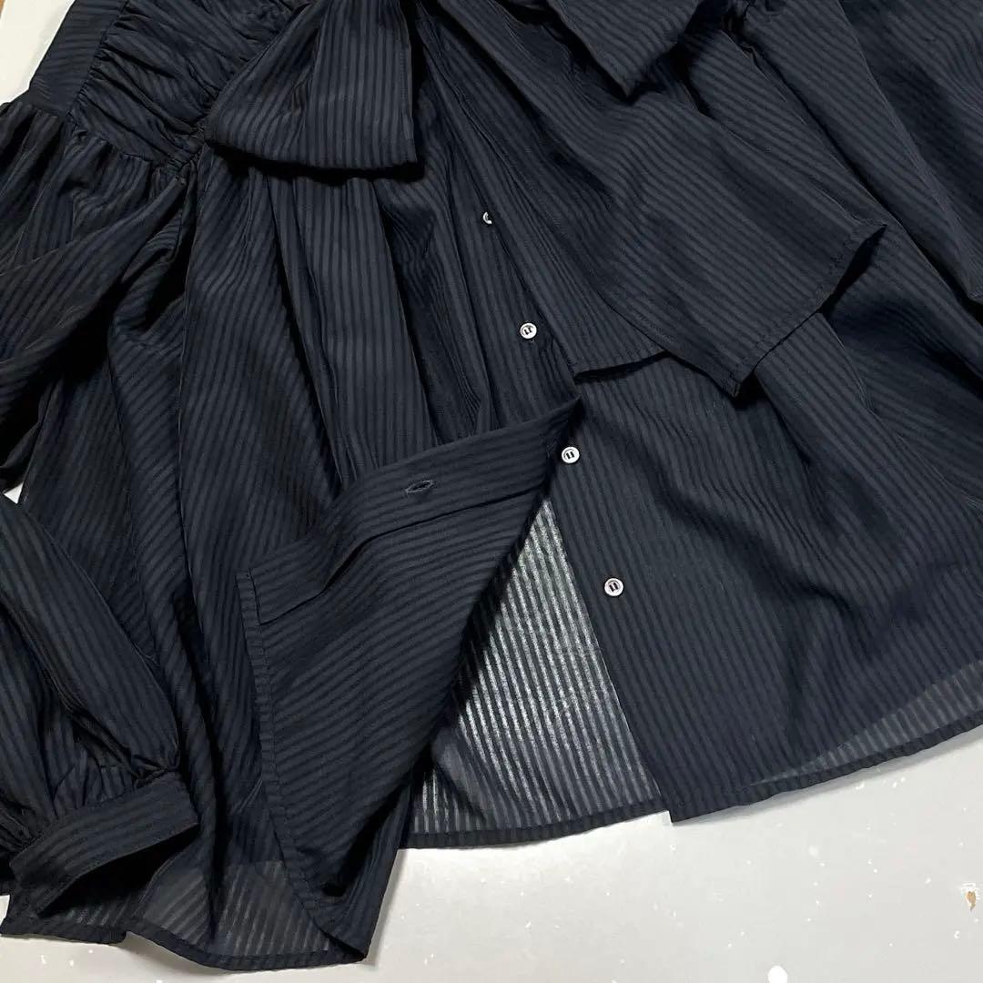 aLORS アロー ×IENA 別注 La9 ラ・ヌフ リボンブラウス 23AW
