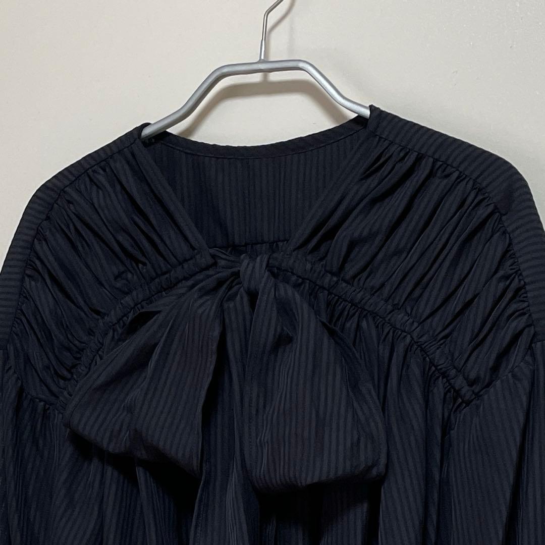 aLORS アロー ×IENA 別注 La9 ラ・ヌフ リボンブラウス 23AW
