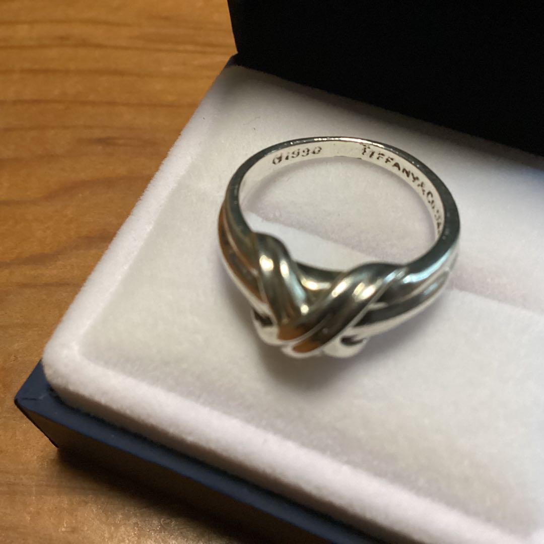 Tiffany & Co. シルバー925 ノットリング　US6 11号