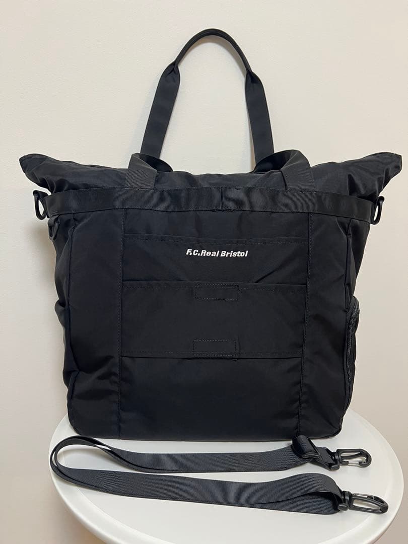 F.C. Real Bristolブラック トートバッグ