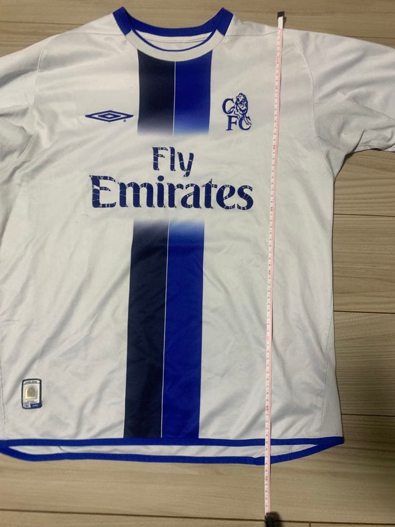 【寸法写真追加】チェルシー　Umbro サッカー　レトロ　アウェイ長袖　2003