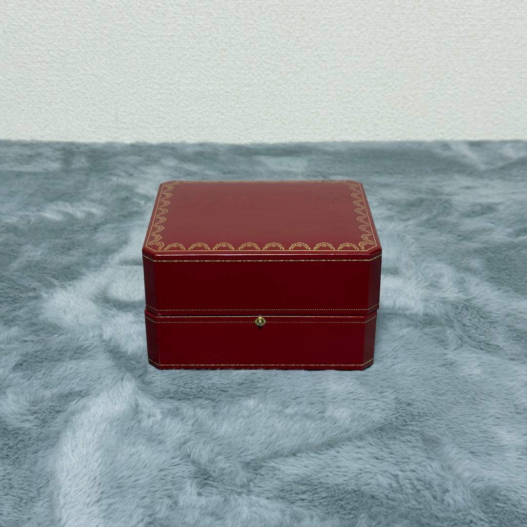 【美品】Cartier 腕時計ケース　ウォッチ空箱　純正　赤 レザー ケース