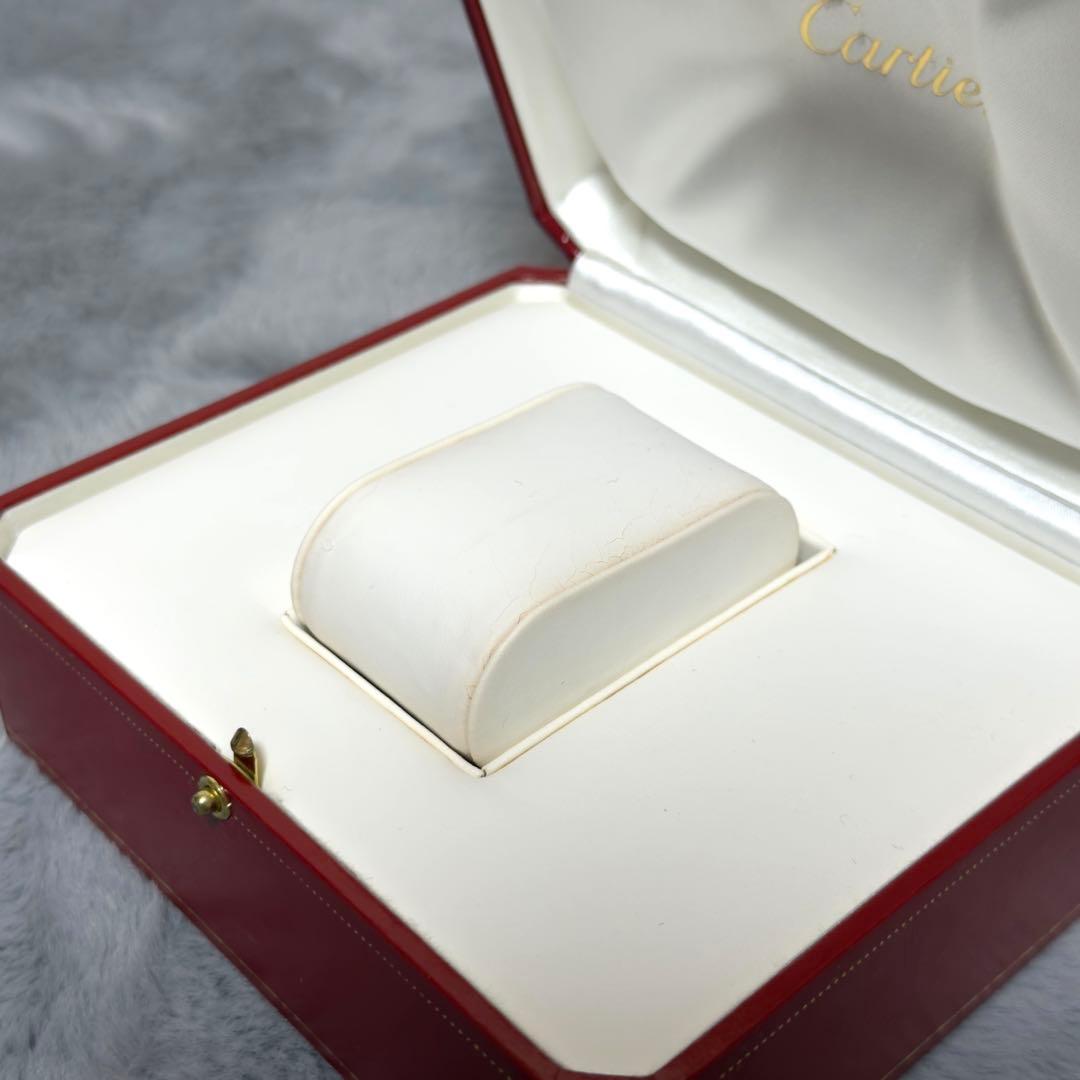 【美品】Cartier 腕時計ケース　ウォッチ空箱　純正　赤 レザー ケース