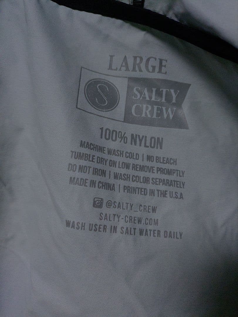 SALTY CREW デザインナイロン ジャケット