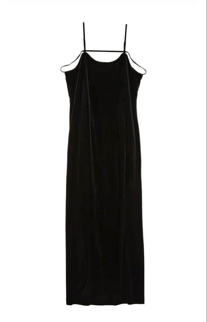 THE TOÉ Annecy Velour Onepiece black